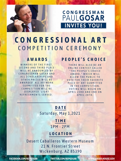 2021 Art Competition Flyer Image